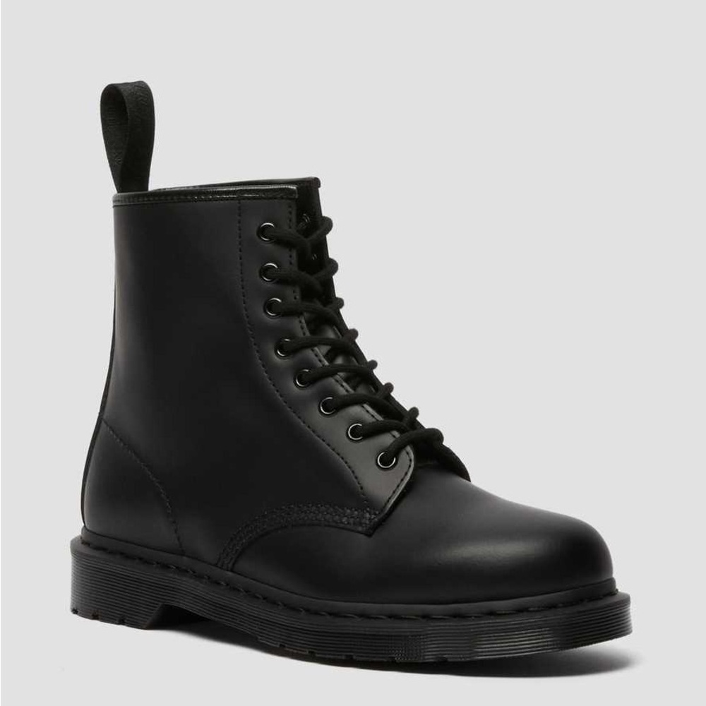 Dr. Martens Unisex 1460 Mono Smooth Leather Lace Up Boots UK3, US 5 Women, 4 Men